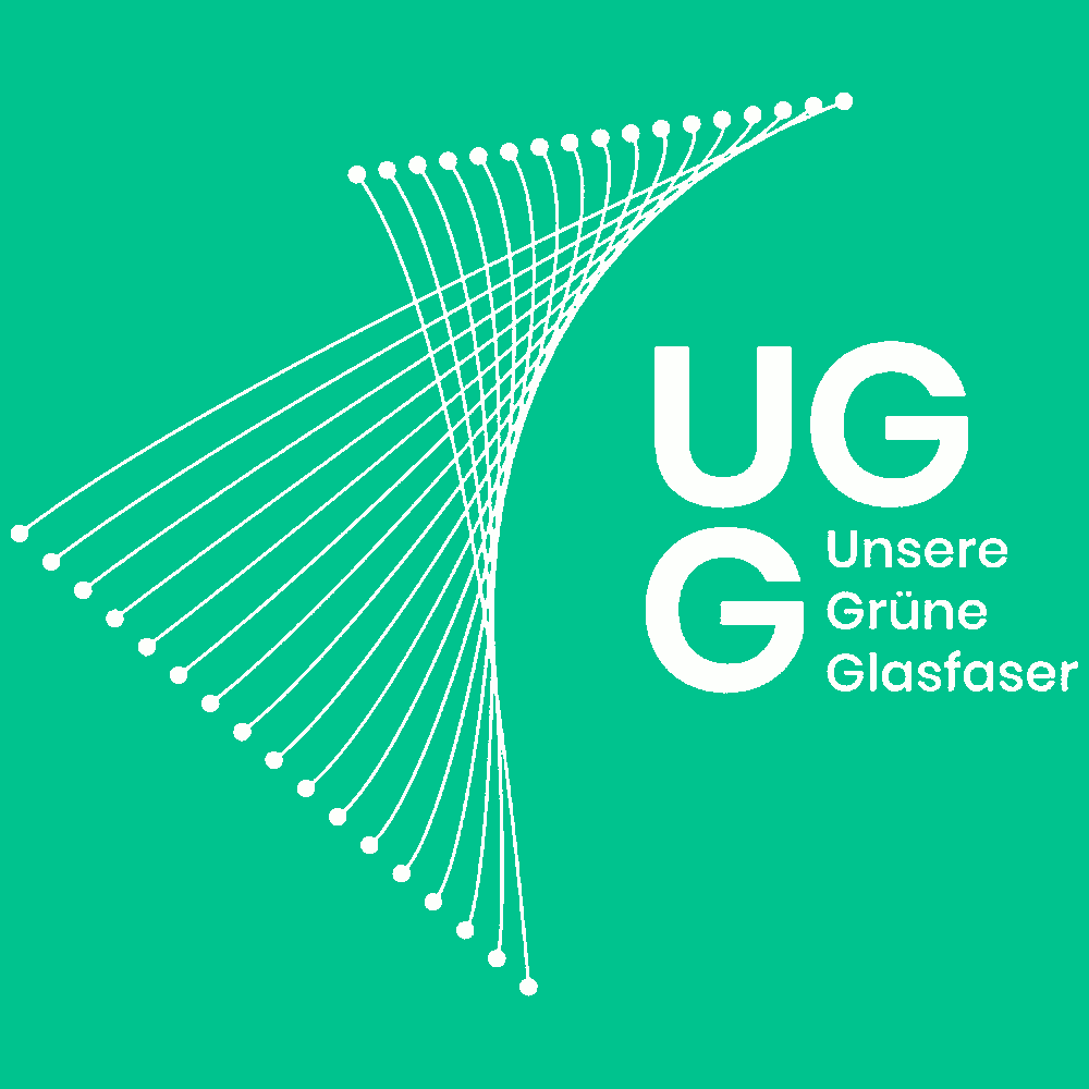 UGG (Unsere Gruene Glasfaser) Logo