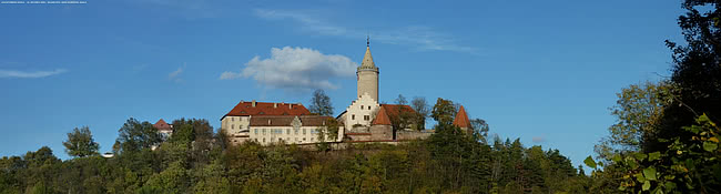 Leuchtenburg Panorama Kahla Thüringen