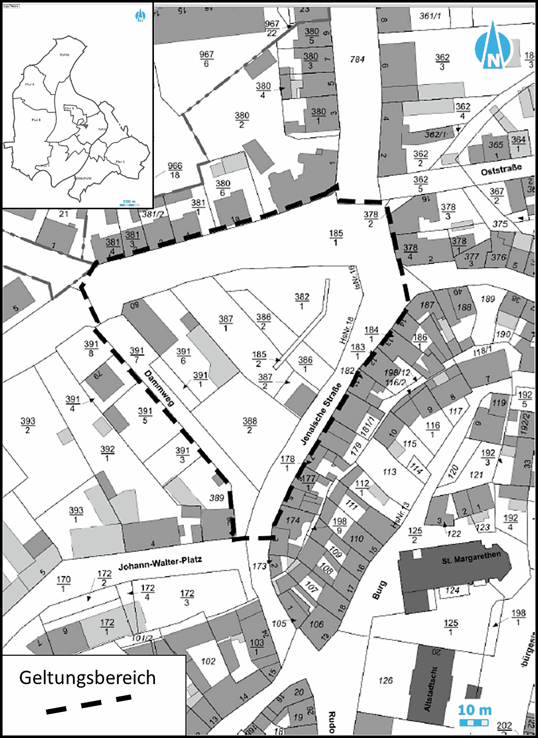 Plangebiet: Am&nbsp;Dammweg