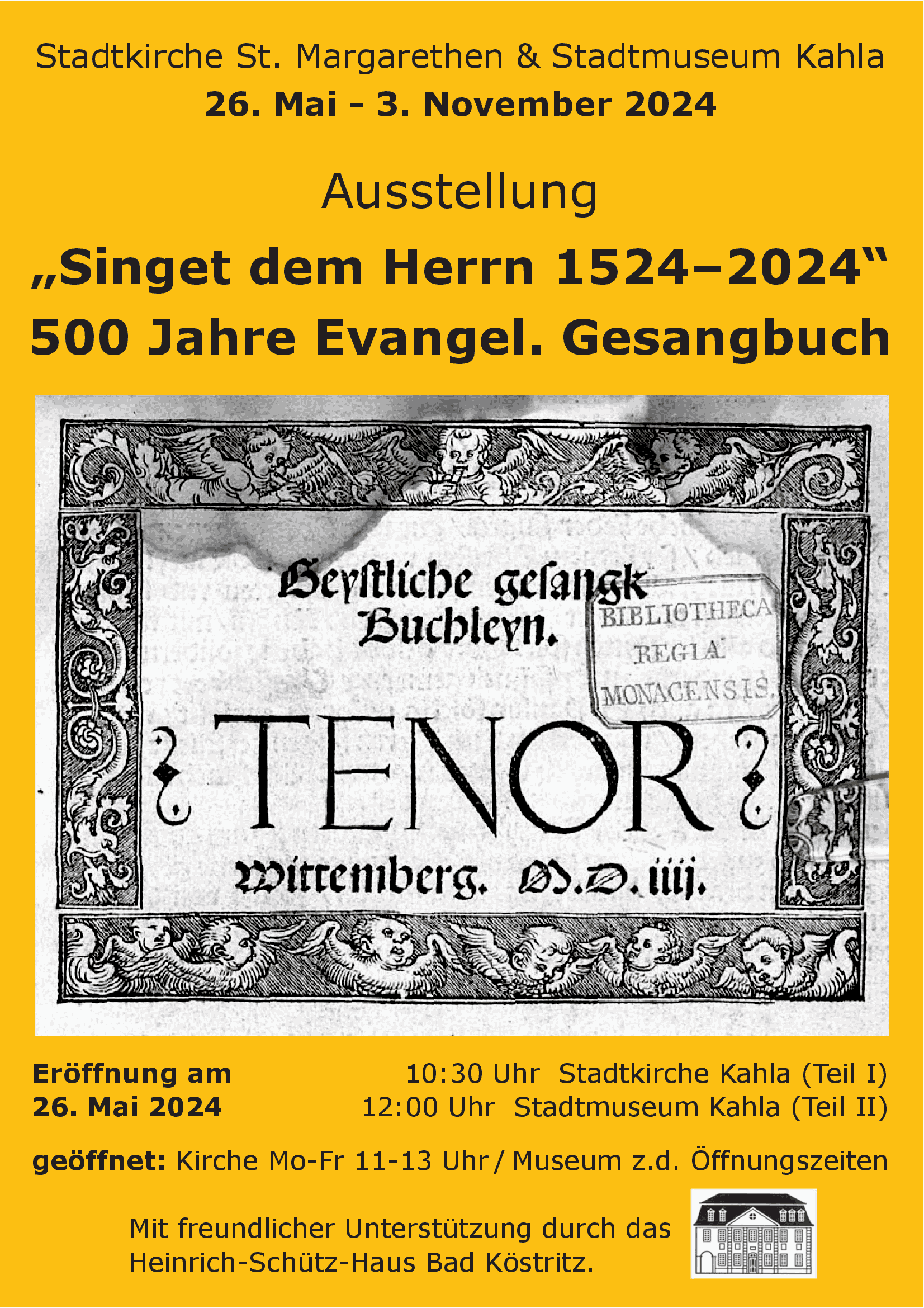 500 Jahre evangel. Gesangsbuch/Ausstellung