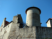 Die Burgruine Normannstein über Treffurt (Werra)