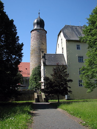 Das Schloss in Eisfeld.