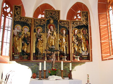 Altar in der Kirche Dienstädt