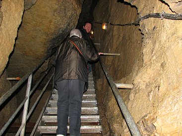 Treppenaufgang Goetzhöhle Meiningen
