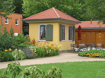 Der Pavillon am Schillerhaus in Rudolstadt.