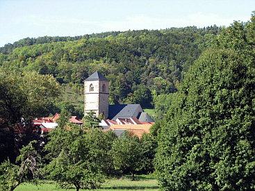 Blick auf die Creuzburg an der Werra.
