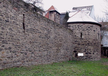 Die Stadtmauer Kahla.