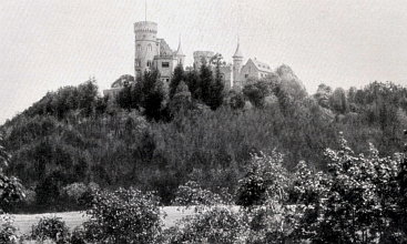 Schloss Landsberg - historische Ansicht.