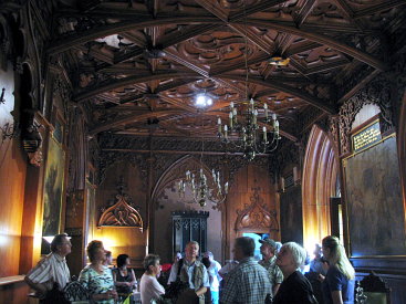 Der Rittersaal Schloss Landsberg.
