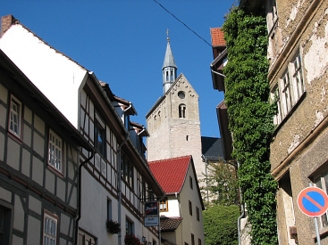 Die Altstadt von Treffurt.