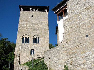Der Museumsturm Burg Treffurt.