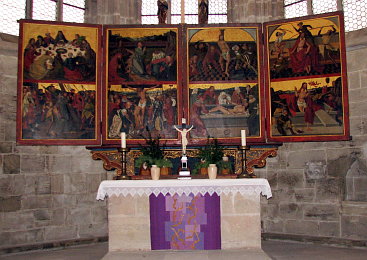 Flügelaltar der Liebfrauenkirche in Arnstadt.