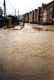 Hochwasser im April 1994: Bachstraße/Bergstraße