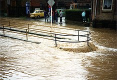 Hochwasser im April 1994: Bachstraße