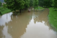 Hochwasser in Kahla 02. Juni 2013