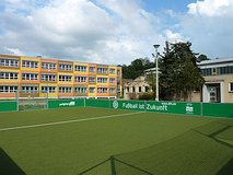 Kahlaer Schulen: Fussballplatz am Staatliches Förderzentrum Siegfried Schaffner