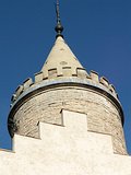 die Leuchtenburg: Turmspitze der Leuchtenburg (Burgfried)