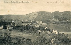 historische Ansichten: Kahla mit Dohlenstein und Leuchtenburg