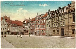 historische Ansichten: Marktplatz Kahla 1905