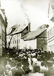 Brand in der Jenaischen Straße am 28. September 1908